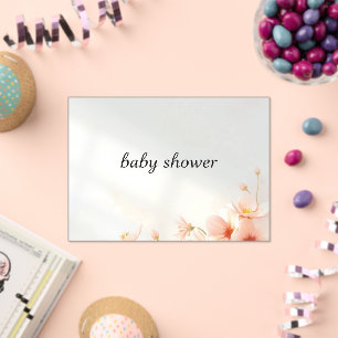 Invitations En Acrylique Baby Shower – Célébration d'un petit miracle