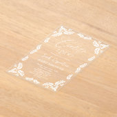 Invitations En Acrylique Baby shower Cielito Lindo (Poser)