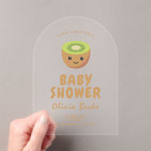Invitations En Acrylique Baby shower de Little Cutie Kiwi (In situ (ordinateur de poche))