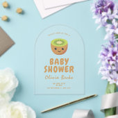 Invitations En Acrylique Baby shower de Little Cutie Kiwi (Insitu (Mariage))