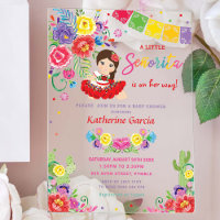 Baby shower Floral Mexicain Petite Senorita fille