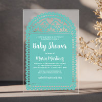 Baby shower rose inspiré par Papel Picado