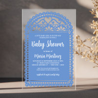 Baby shower rose inspiré par Papel Picado