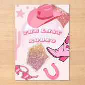 Invitations En Acrylique Bachelorette (Recto)