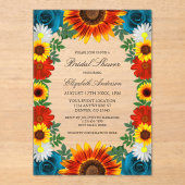 Invitations En Acrylique Backyard Summer (Recto)