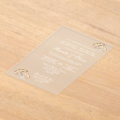 Invitations En Acrylique bague diamant mariage acrylique (Poser)