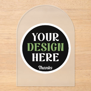 Invitations En Acrylique baiser personnalisé, unique, élégant et minimalist