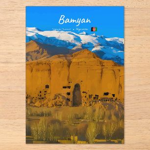 Invitations En Acrylique Bamyan, Afghanistan - Vallée de la falaise de Boud