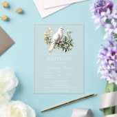 Invitations En Acrylique Baptême acrylique (Insitu (Mariage))