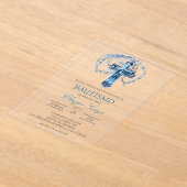 Invitations En Acrylique Baptême acrylique (Poser)