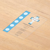 Invitations En Acrylique Baptême béni (Poser)