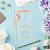 Invitations En Acrylique baptême boho (Insitu (Mariage))