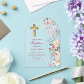 Invitations En Acrylique Baptême de l'arc rose (Insitu (Mariage))