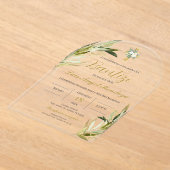 Invitations En Acrylique Baptême espagnol garçon (Poser)