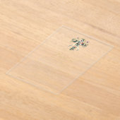 Invitations En Acrylique Baptim élégant Fleur sauvage Garden (Poser)