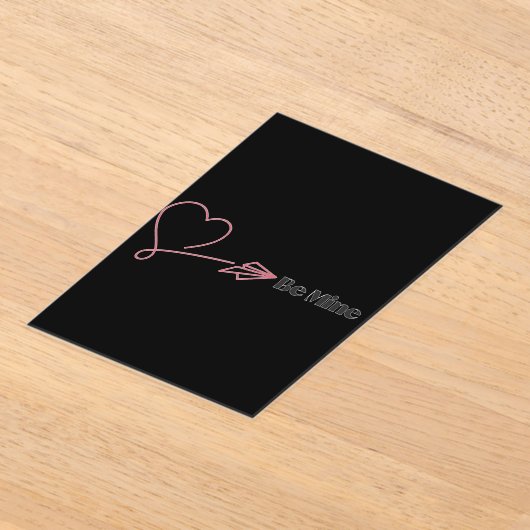 Invitations En Acrylique Be Mine: The Romantic Express (Poser)