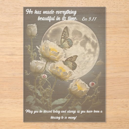 Invitations En Acrylique Beautifully and Wonderfully Made (Recto)