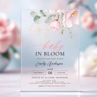 Bébé en Fleur Blush Rose Douche Floral Fille
