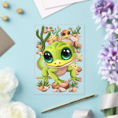 Invitations En Acrylique Bébé Geckos jote personnages de dessin (Insitu (Mariage))