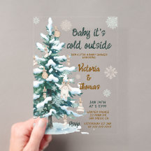 Bébé il fait froid dehors Baby Shower