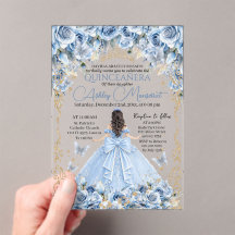 Bébé Royal Couronne d'Or Bleue Quinceañera