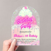 Invitations En Acrylique  big cake design birthday party (In situ (ordinateur de poche))