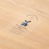 Invitations En Acrylique Black Bow Disco Ball Party (Poser)