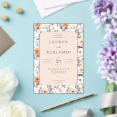 Invitations En Acrylique Blossom and Vow Wedding (Insitu (Mariage))