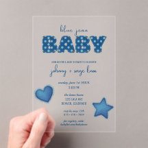 Blue Jean Baby | Baby shower moderne | Patchwork