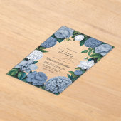 Invitations En Acrylique Bluebell Haze, Pale Delft & Cloud White Wedding (Poser)