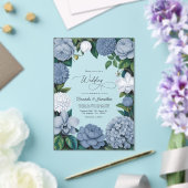 Invitations En Acrylique Bluebell Haze, Pale Delft & Cloud White Wedding (Insitu (Mariage))