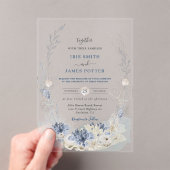 Invitations En Acrylique Boho Chic Beach Destination Hampton Mariage (In situ (ordinateur de poche))