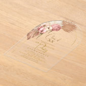 Invitations En Acrylique Boho Oasis Graduation ID965 (Poser)