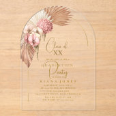Invitations En Acrylique Boho Oasis Graduation ID965 (Recto)