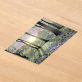 INVITATIONS EN ACRYLIQUE BOIS AUX JACINTHES (Poser)