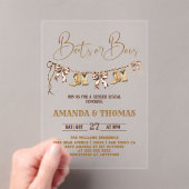 Invitations En Acrylique Boots or Bows Western Genre Reveve (In situ (ordinateur de poche))