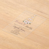 Invitations En Acrylique  Brunch & Bubbly Champagne Glass Bridal Shower   (Poser)