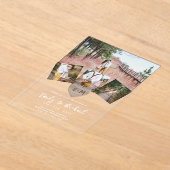 Invitations En Acrylique BUDGET Acrylique Clear Photo Collage Mariage Moder (Poser)