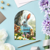 Invitations En Acrylique Bunny de Pâques (Insitu (Mariage))