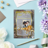 Invitations En Acrylique Cabine de pierre de famille rustique (Insitu (Mariage))