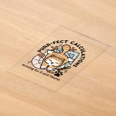 Invitations En Acrylique Calculs Parfaits – Création de chat de maths drôle (Poser)