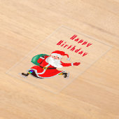 Invitations En Acrylique Carte d'anniversaire de Noël Bonne Père Noël avec (Poser)