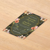 Invitations En Acrylique carte de mariage (Poser)