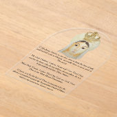 Invitations En Acrylique Carte de prière acrylique Notre-Dame de Fatima (Poser)