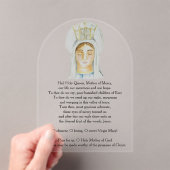 Invitations En Acrylique Carte de prière acrylique Salve Regina (In situ (ordinateur de poche))