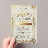 Invitations En Acrylique Carte d'invitation (In situ (ordinateur de poche))