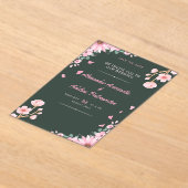 Invitations En Acrylique carte d'invitation (Poser)