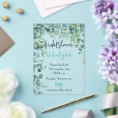 Invitations En Acrylique carte d'invitation à la douche de l'eucalyptus (Insitu (Mariage))