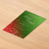 Invitations En Acrylique Carte d'invitation de mariage (Poser)
