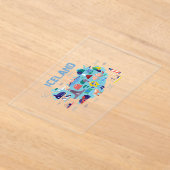 Invitations En Acrylique carte d'Islande (Poser)